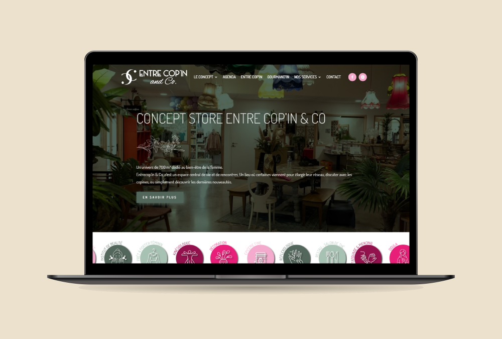 Création de site Entre cop’in & co