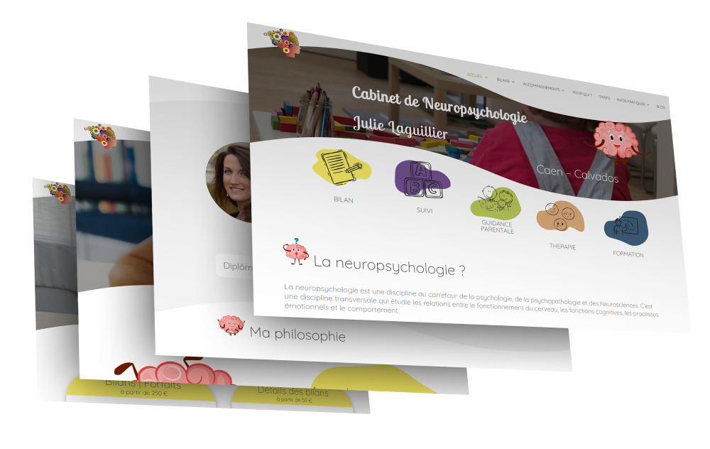 creation de site pour un neuropsyschologue